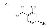 [4-amino-2-hydroxybenzoato-O1,O2]zinc结构式
