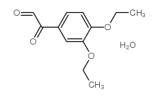 (3,4-DIETHOXYPHENYL)(OXO)ACETALDEHYDE HYDRATE Structure