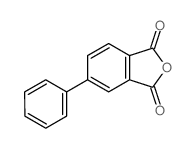 1,3-Isobenzofurandione,5-phenyl- structure