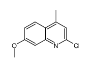 2-chloro-7-methoxy-4-methylquinoline Structure
