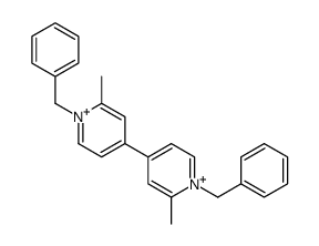 1-benzyl-4-(1-benzyl-2-methylpyridin-1-ium-4-yl)-2-methylpyridin-1-ium Structure