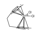 ethylenebis(tetramethylcyclopentadienyl)zirconium dichloride Structure