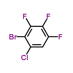 1-Bromo-2-chloro-4,5,6-trifluorobenzene Structure