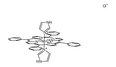 bis(imidazole)(tetraphenylphorphyrinato)manganese(III) chloride结构式