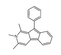 1,2,3-trimethyl-9-phenyl-2H-indeno[2,1-c]pyridine结构式
