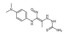 [[(E)-1-[4-(dimethylamino)anilino]-1-nitrosoprop-1-en-2-yl]amino]thiourea Structure