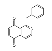 1-benzyl-isoquinoline-5,8-dione Structure