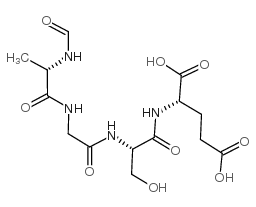 For-Ala-Gly-Ser-Glu-OH structure