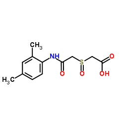 ({2-[(2,4-Dimethylphenyl)amino]-2-oxoethyl}sulfinyl)acetic acid Structure