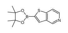 Thieno[3,2-c]pyridine-2-boronic acid pinacol ester结构式