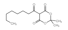 5-辛酰基-2,2-二甲基-1,3-二恶烷-4,6-二酮图片