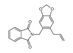 2-(6-Allyl-benzo[1,3]dioxol-5-ylmethyl)-isoindole-1,3-dione Structure