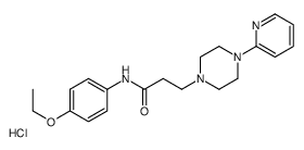 N-(4-ethoxyphenyl)-3-(4-pyridin-2-ylpiperazin-1-yl)propanamide,hydrochloride Structure