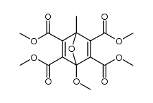 tetramethyl 1-methoxy-4-methyl-7-oxabicyclo[2.2.1]hepta-2,5-diene-2,3,5,6-tetracarboxylate Structure