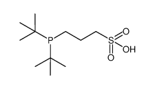 3-(Di-tert-butylphosphino)propane-1-sulfonic acid structure