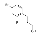 3-(4-Bromo-2-fluorophenyl)propan-1-ol Structure