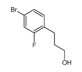 3-(4-Bromo-2-fluorophenyl)propan-1-ol structure