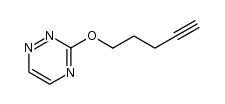 3-(4-pentynyloxy)-1,2,4-triazine结构式