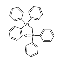 diphenyl((triphenylstannyl)methyl)phosphine oxide结构式