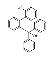 2-Bromo-2'-[hydroxyl(diphenyl)methyl]biphenyl Structure