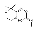 [(Z)-(2,2-dimethyl-1,4-oxathian-3-ylidene)amino] N-methylcarbamate结构式