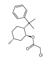 Acetic acid, chloro-, 5-methyl-2-(1-methyl-1-phenylethyl)cyclohexyl ester, 1S-(1.alpha.,2.beta.,5.beta.)- Structure