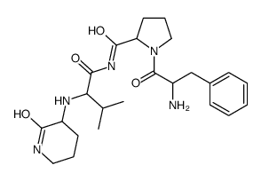 cyclo(ornithyl)phenylalanyl-prolyl-valine structure