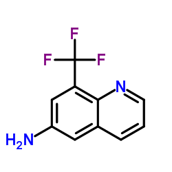 8-(trifluoromethyl)quinolin-6-amine structure