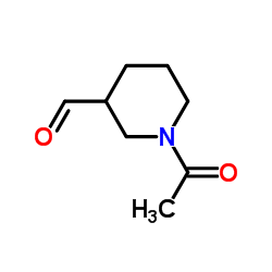 1-ACETYLPIPERIDINE-3-CARBALDEHYDE structure