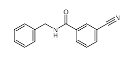 N-benzyl-3-cyanobenzamide结构式