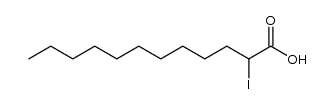 α-iodolauric acid Structure
