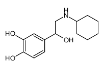 4-[2-(cyclohexylamino)-1-hydroxyethyl]benzene-1,2-diol结构式