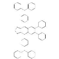 4,4'-(6,7-diphenyl-[1,2,5]thiadiazolo[3,4-g]quinoxaline-4,9-diyl)bis(N,N-diphenylaniline) structure