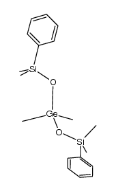 bis(phenyldimethylsiloxy)dimethylgermane结构式
