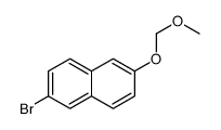 2-bromo-6-(methoxymethoxy)naphthalene Structure