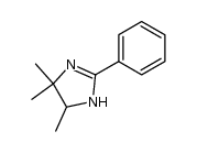 1,5-dihydro-4,4,5-trimethyl-2-phenyl-4H-imidazole结构式