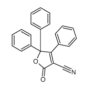 2-oxo-4,5,5-triphenylfuran-3-carbonitrile结构式