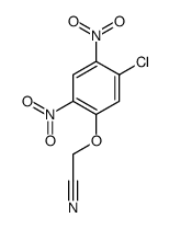 2-(5-chloro-2,4-dinitrophenoxy)acetonitrile Structure