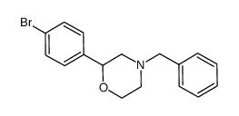 4-benzyl-2-(4-bromo-phenyl)-morpholine Structure