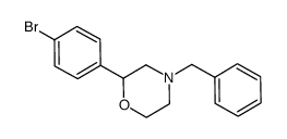 4-benzyl-2-(4-bromo-phenyl)-morpholine结构式