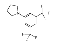 1-[3,5-bis(trifluoromethyl)phenyl]pyrrolidine结构式