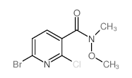 6-Bromo-2-chloro-N-methoxy-N-methylnicotinamide图片