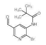 N-(2-bromo-5-formylpyridin-3-yl)pivalamide picture