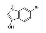 6-溴-1H-吲哚-3-醇结构式