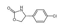 (R)-4-(4-氯苯基)噁唑烷-2-酮结构式