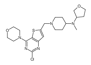 1-((2-Chloro-4-Morpholinothieno[3,2-d]pyrimidin-6-yl)Methyl)-N-Methyl-N-(tetrahydrofuran-3-yl)piperidin-4-amine图片