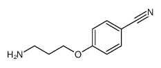 4-(3-Aminopropoxy)benzonitrile structure