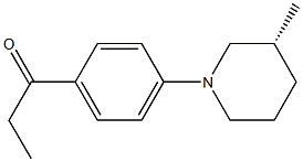 (R)-1-(4-(3-methylpiperidin-1-yl)phenyl)propan-1-one结构式