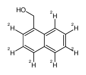 (2,3,4,5,6,7,8-heptadeuterionaphthalen-1-yl)methanol结构式