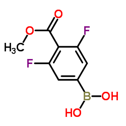 (3,5-Difluoro-4-(Methoxycarbonyl)phenyl)boronic acid picture